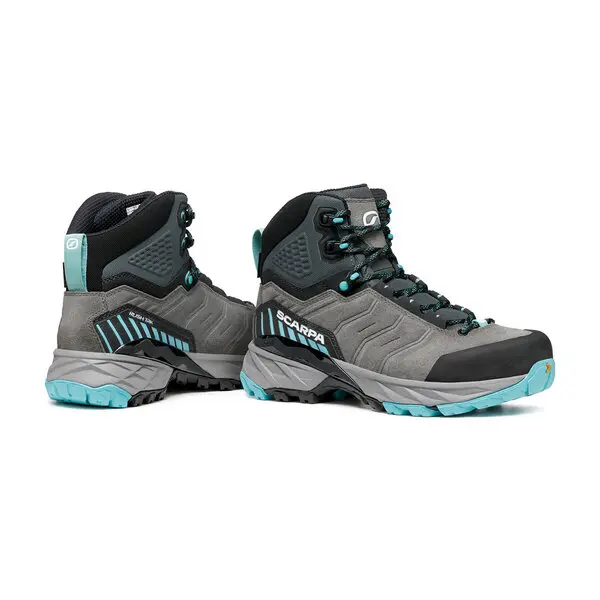 Scarpa Rush Trek GTX Womens Hiking Boot - Midgray Aqua - Image 4