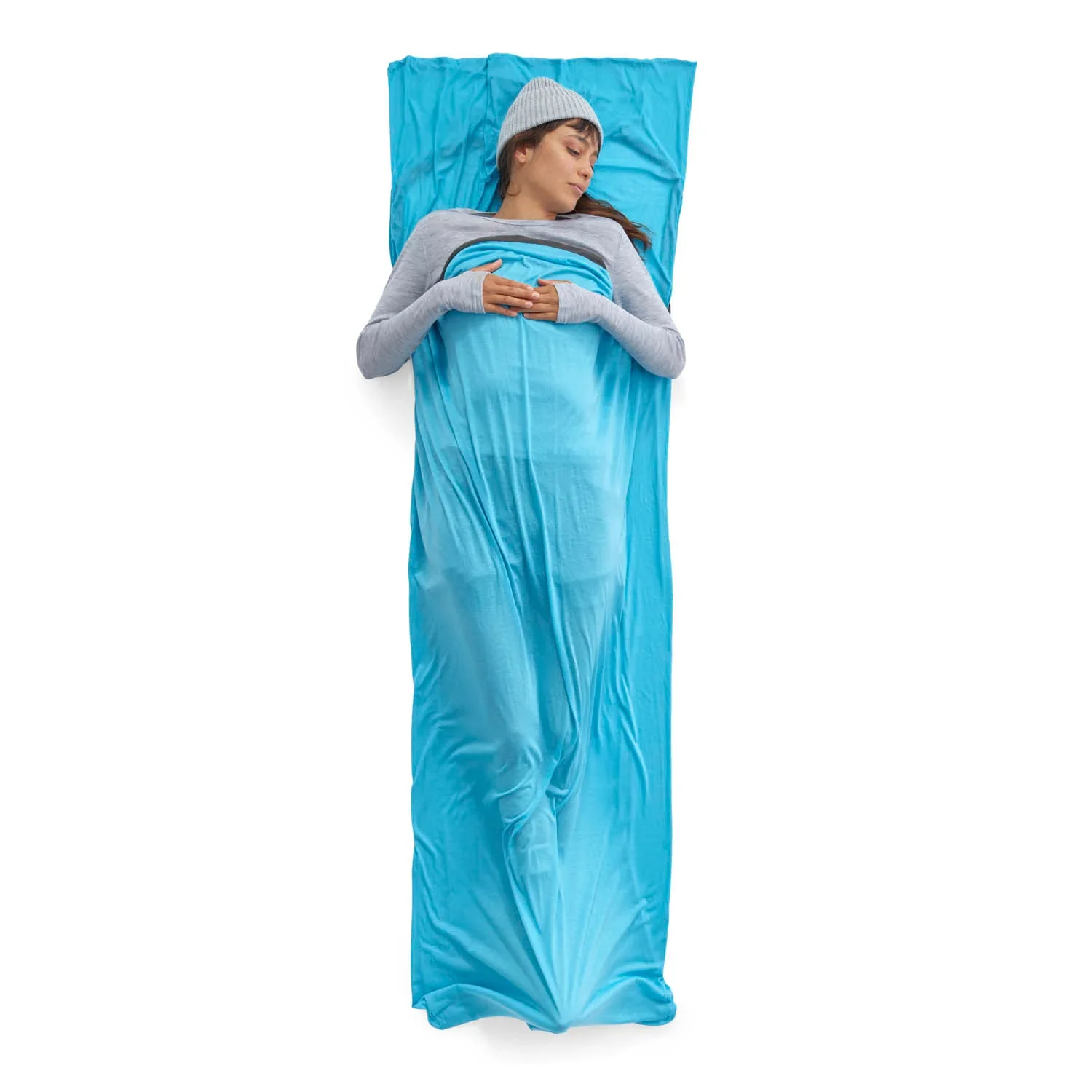 Sea to Summit Breeze Sleeping Bag Liner - Rectangular with Pillow Sleeve - Image 3