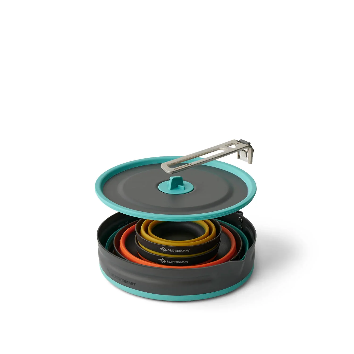 Sea to Summit Frontier Ultralight Collapsible Cook Set with 2.2 Litre Pot - Image 2