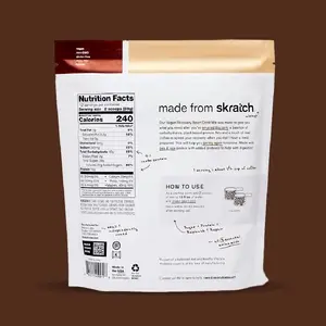 Skratch Labs Vegan Sport Recovery Drink Mix 708g - 12 Serving Resealable Bag - Image 2