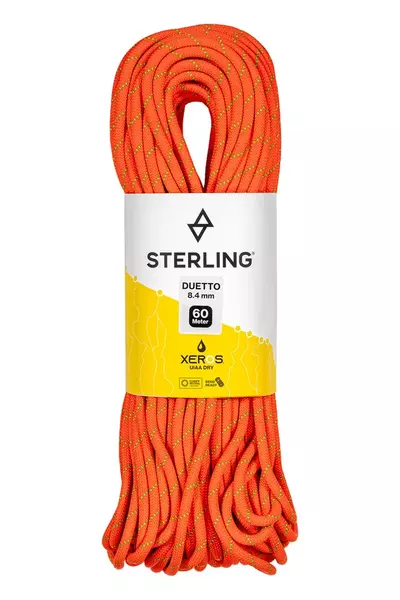Sterling Duetto 8.4mm XEROS 60m Dynamic Climbing Rope - Image 2