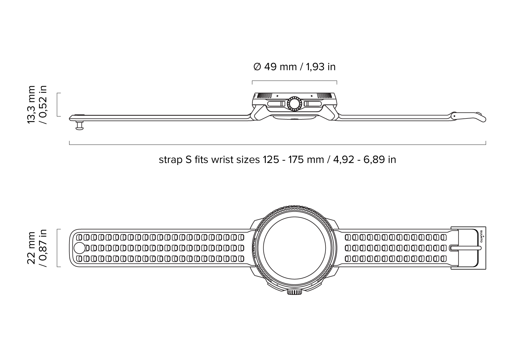 Suunto Race Titanium Watch - Charcoal - Image 6