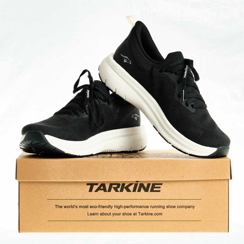 Tarkine Goshawk V2 Mens Running Shoe - Black/White - Image 2