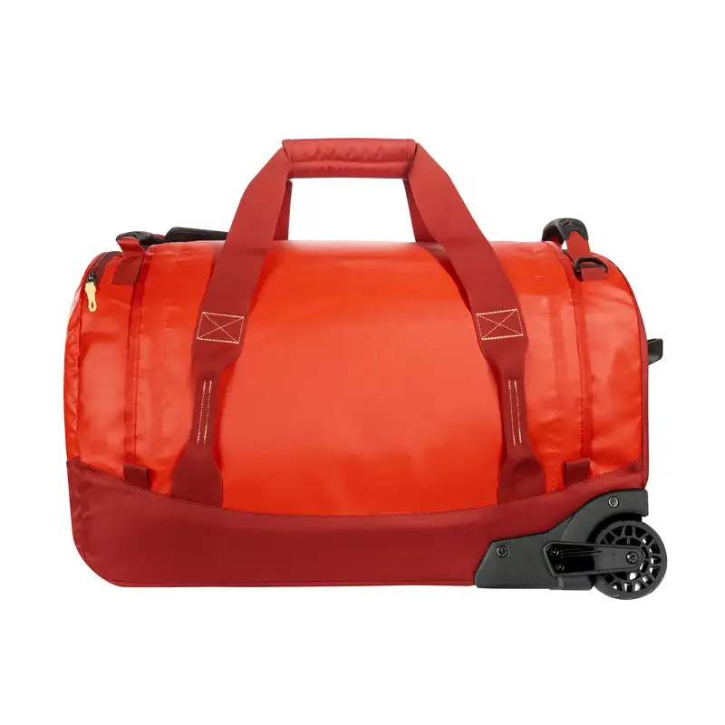 Tatonka Barrel Roller 60 Litre Wheeled Duffel Bag - Red/Orange - Image 4