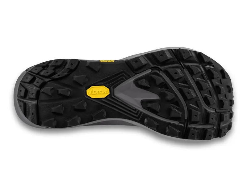 Topo Mountain Racer 4 Mens Trail Running Shoe - Grey/Lime - Image 3