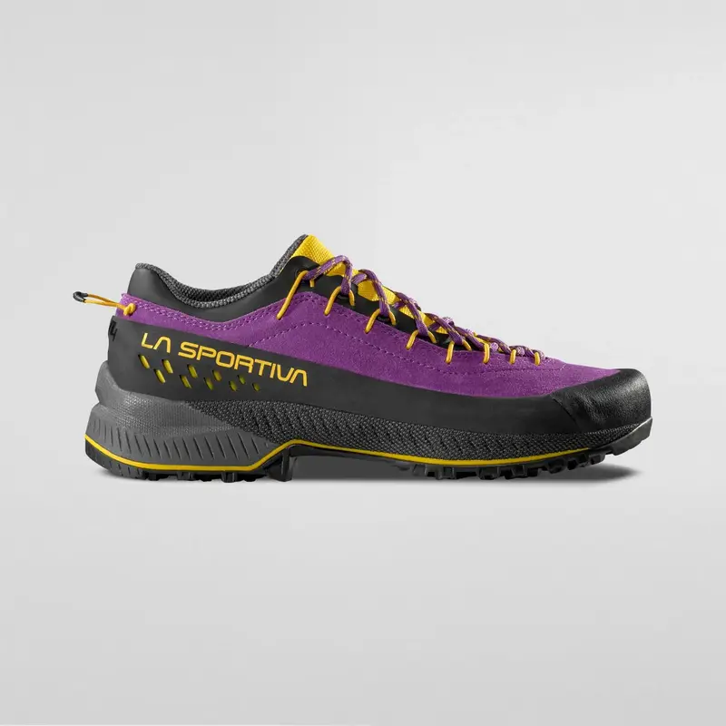 La Sportiva TX4 Evo Womens Approach Shoe - Purple/Yellow - Image 3