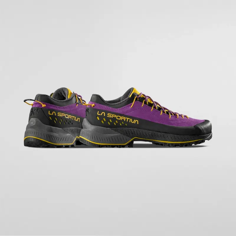 La Sportiva TX4 Evo Womens Approach Shoe - Purple/Yellow - Image 4
