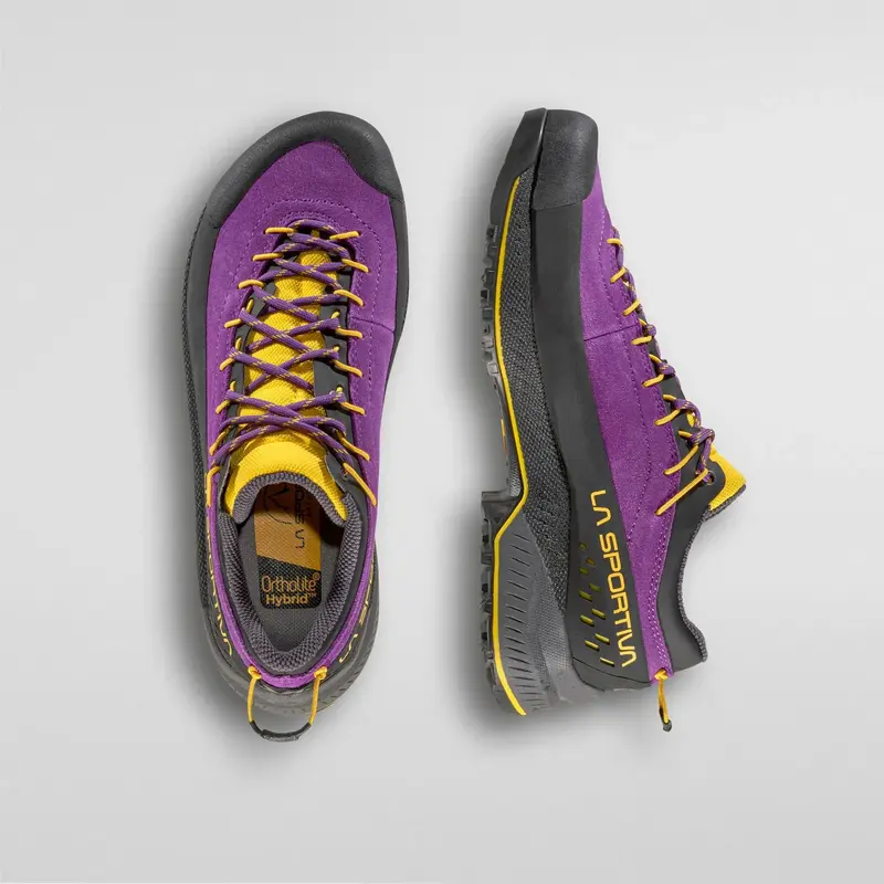 La Sportiva TX4 Evo Womens Approach Shoe - Purple/Yellow - Image 5