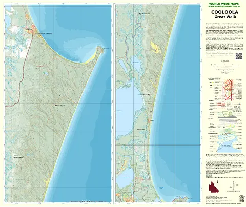 World Wide Maps Cooloola Great Walk