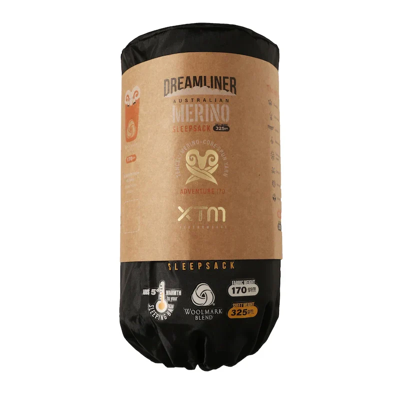 XTM Dreamliner 170 Merino Wool Sleeping Bag Liner