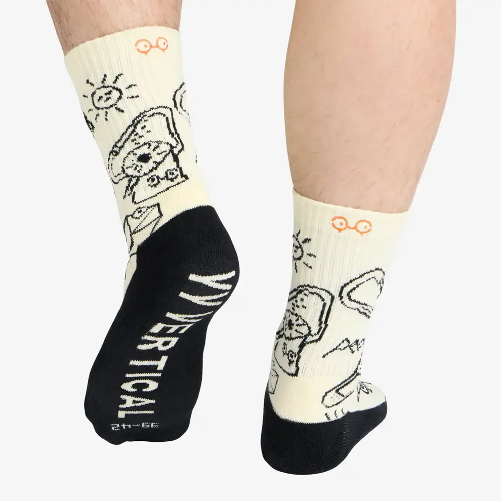 YY Vertical Climber Doodle Socks - Image 3
