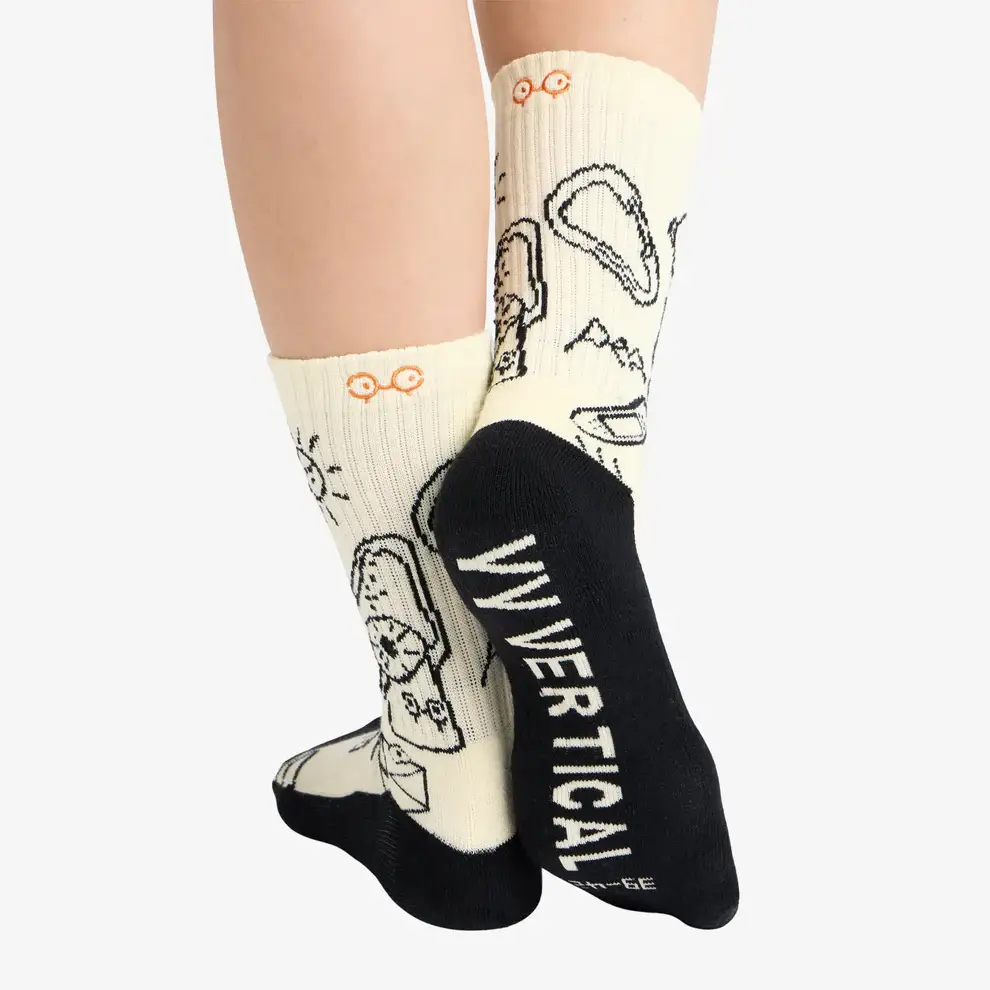 YY Vertical Climber Doodle Socks - Image 4