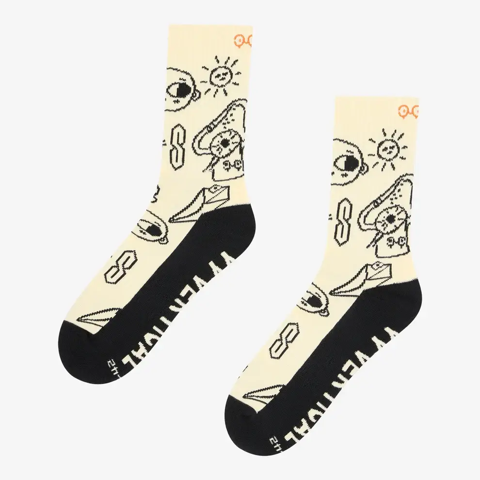 YY Vertical Climber Doodle Socks - Image 5
