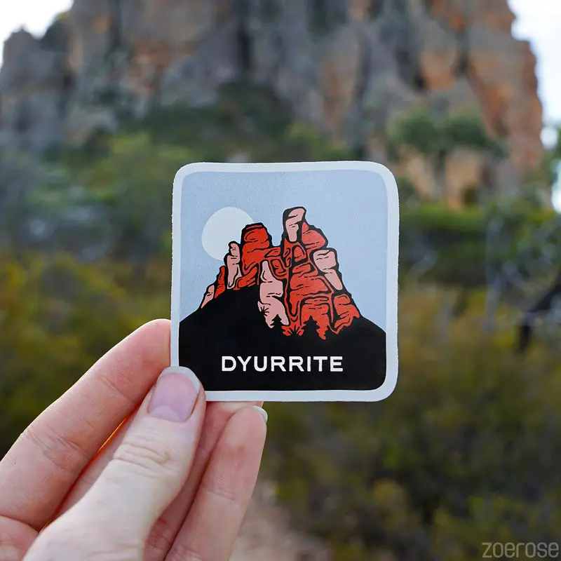 Zoe Rose Creative The Buffs / Dyurrite Sticker - Image 2